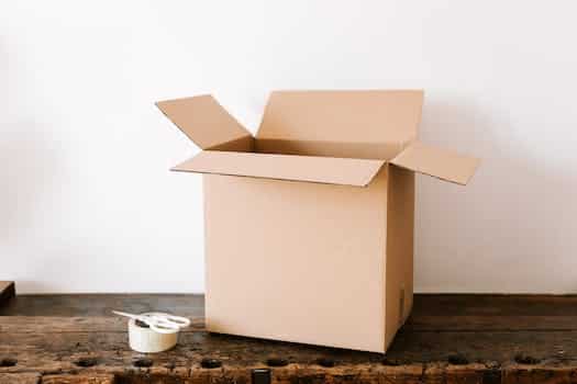 box: packaging materials
