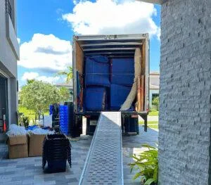 loading in truck